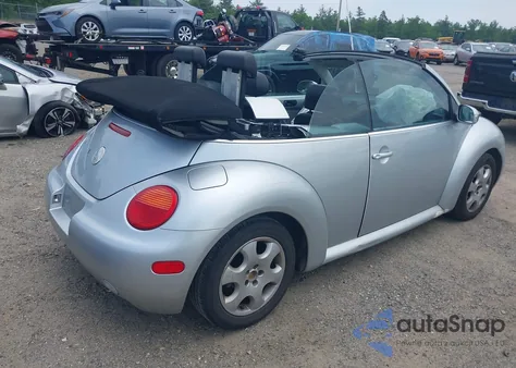 2003 Volkswagen New Beetle Gls z USA, uszkodzony, nr VIN 3VWCK21YX3M316253